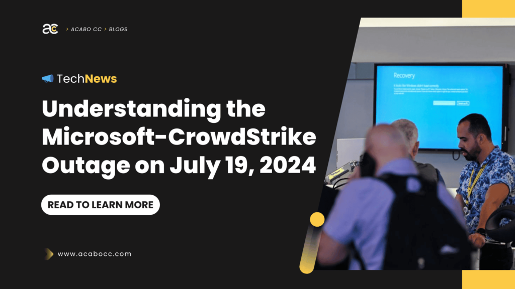 CrowdStrike Falcon Sensor Outage, Microsoft outage 2024