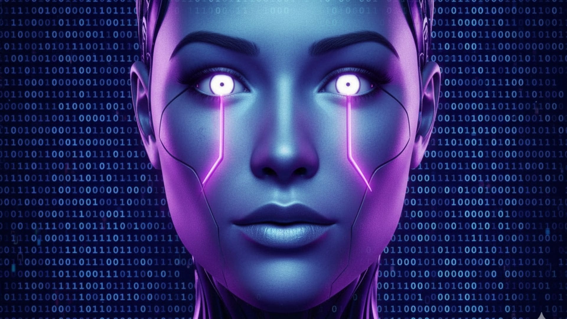 eu ai act image. an ai robot in pink female version ai